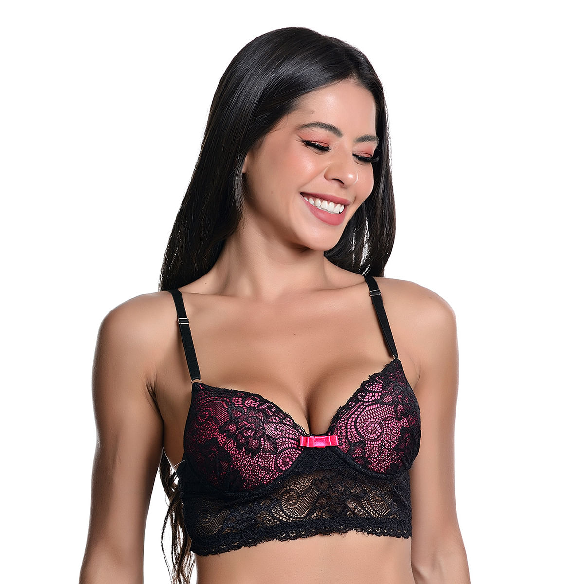 Conjunto Fio Rendado com Bojo Dira's Lingerie