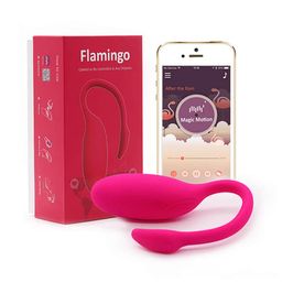 Flamingo Magic Motion Vibrador Ponto G e Clitóris com 9 Modos de Vibração e Controle via App Adão e