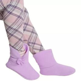 Pantufa Adulto Feminino Bota em Plush Liso Victory