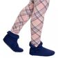 Pantufa Adulto Feminino Fechada Canelada Estampada Victory