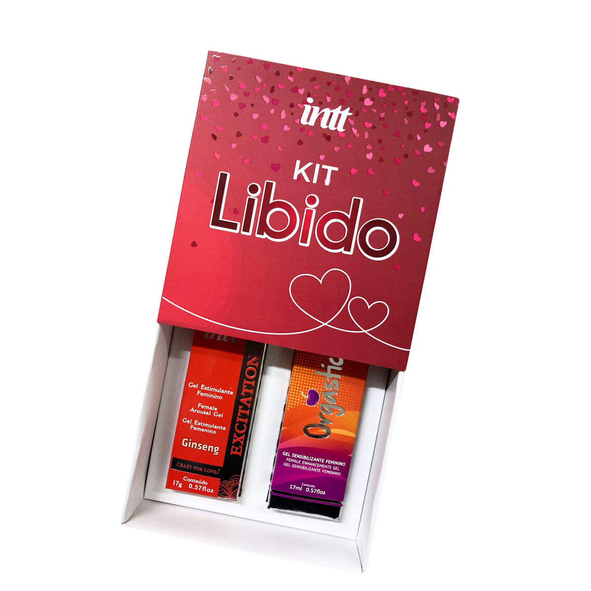 Kit Libido com 1 Excitation 17 ml e 1 Orgastic Intt