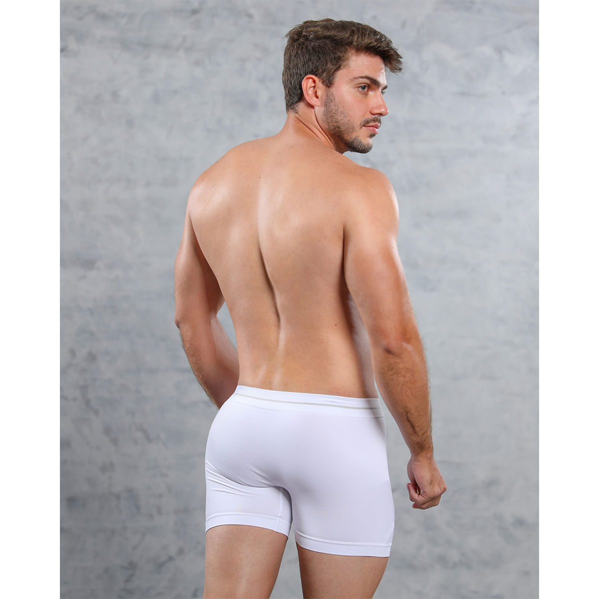 Cueca Boxer em Microfibra Sem Costura Seamless Dy Girl