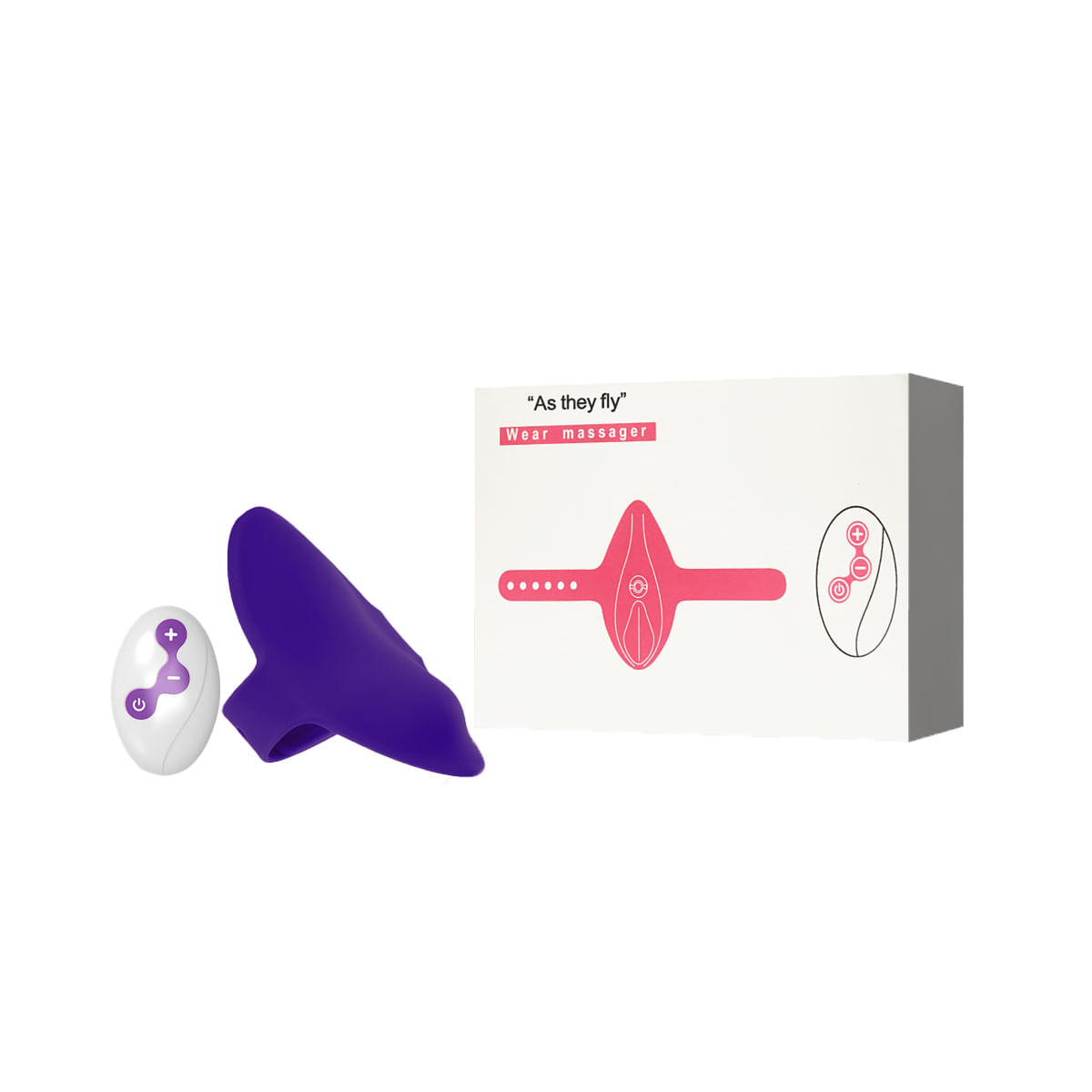 Vibrador de Calcinha Recarregável com Controle e 10 Modos de Vibração 3R  Import | Miess