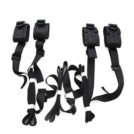 Kit para Prender na Cama com Par de Algemas e Par de Tornozeleiras 3R Import
