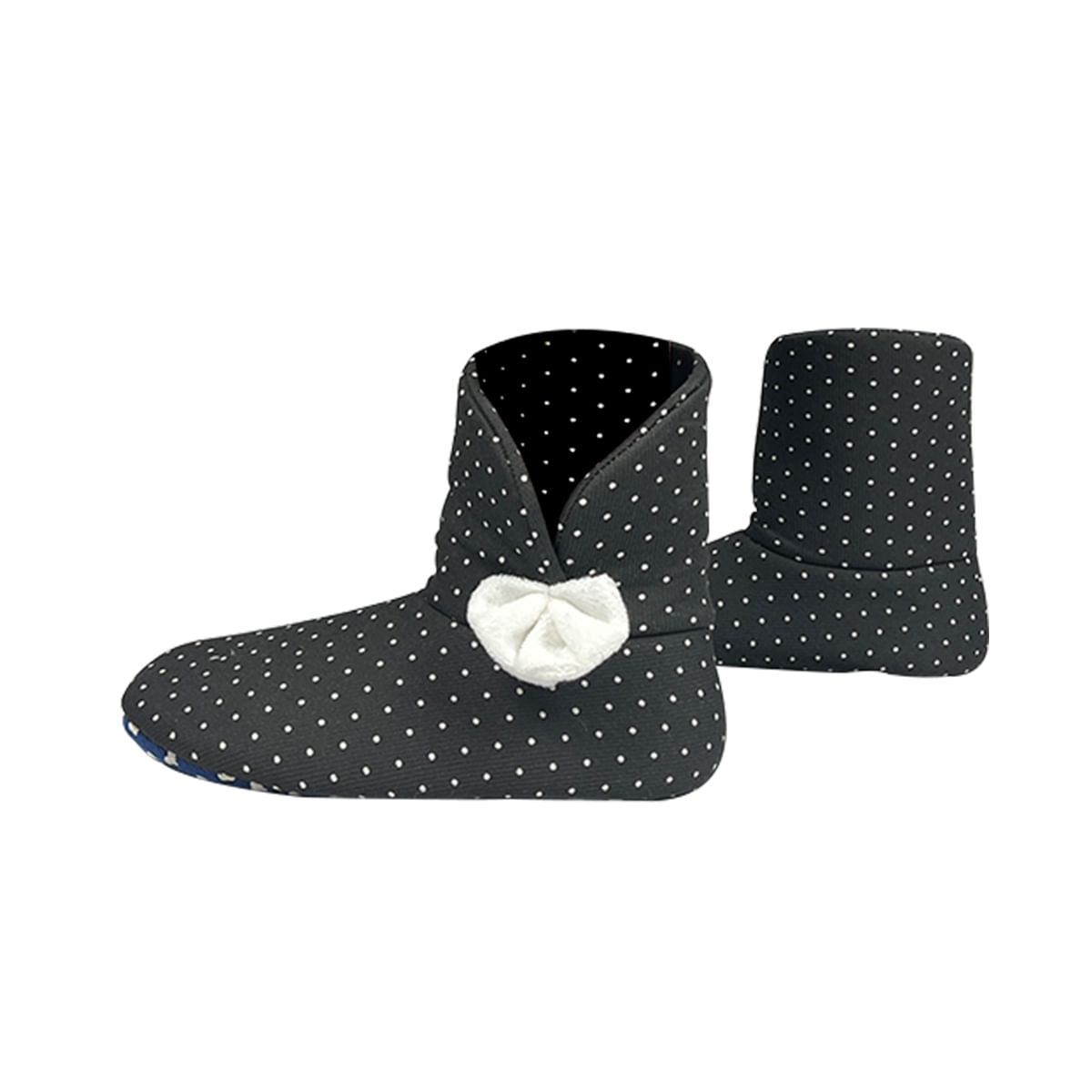 Pantufa Adulto Feminino Bota em Plush Estampada Victory