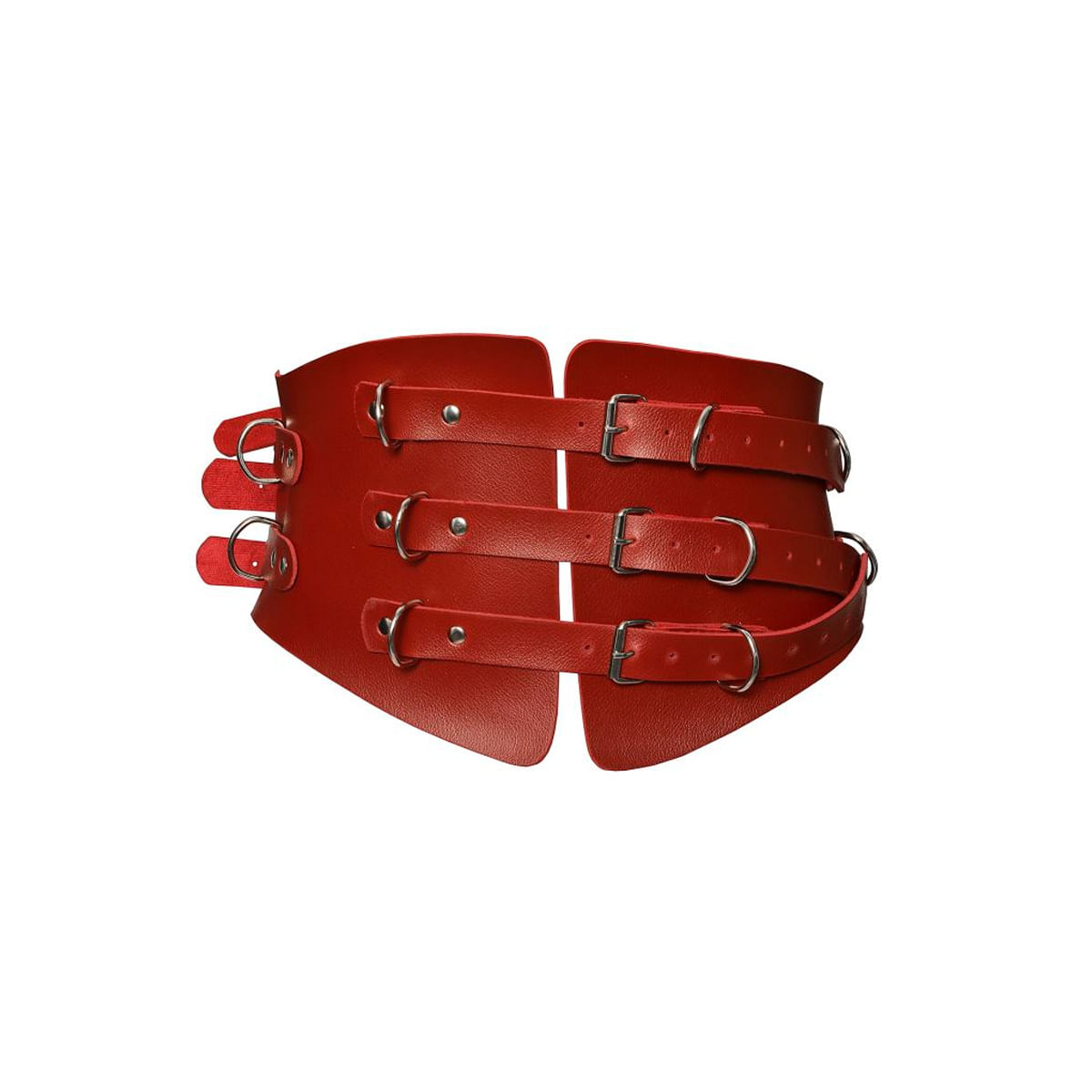 Corset Ajustável em Couro Sintético Dominatrixxx Corset Ajustável em Couro Sintético Dominatrixxx