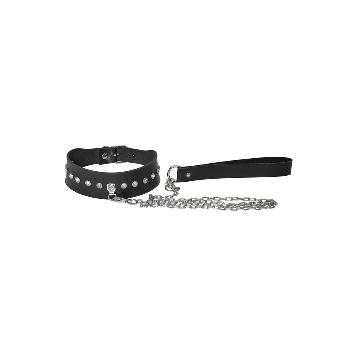 Choker Princess com Pedras e Guia Dominatrixxx Choker Princess com Pedras e Guia Dominatrixxx