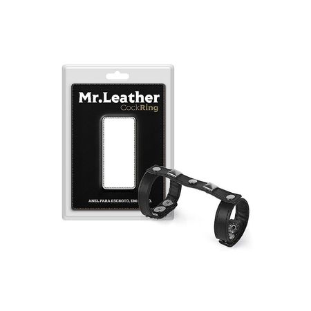 Mr Leather Cock Ring Anel Para Retração em Vinil Adão e Eva
