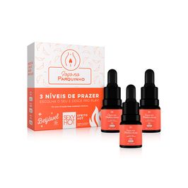 Fogo No Parquinho 3 Níveis de Prazer Óleo Térmico Hot Beijável 10ml Sexy Hot