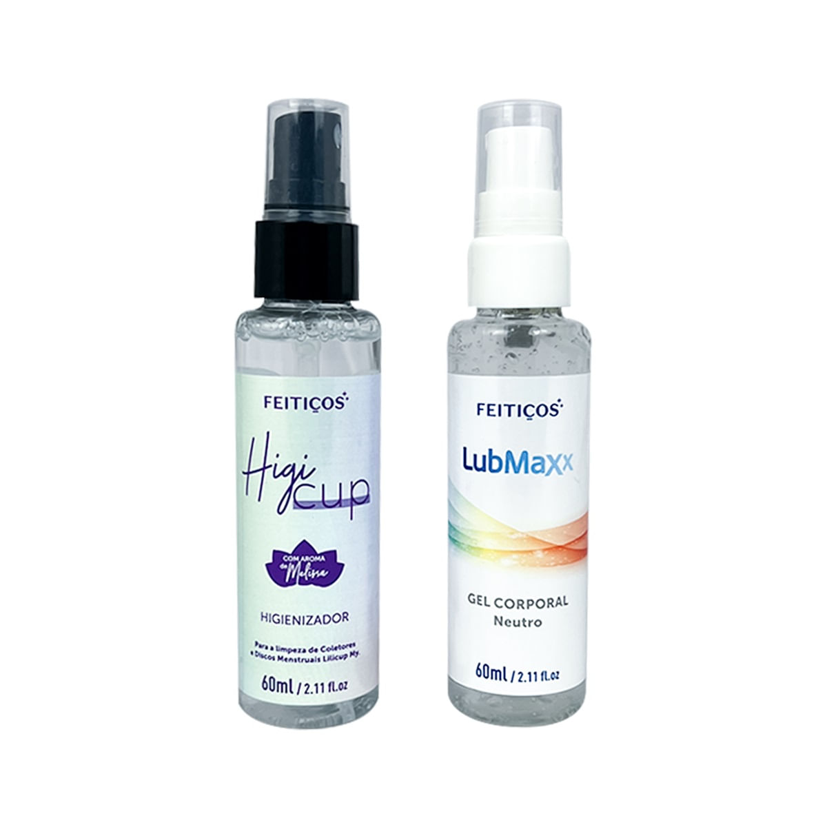 Kit Caixa HigiCup + LubMaxx Feitiços Aromáticos