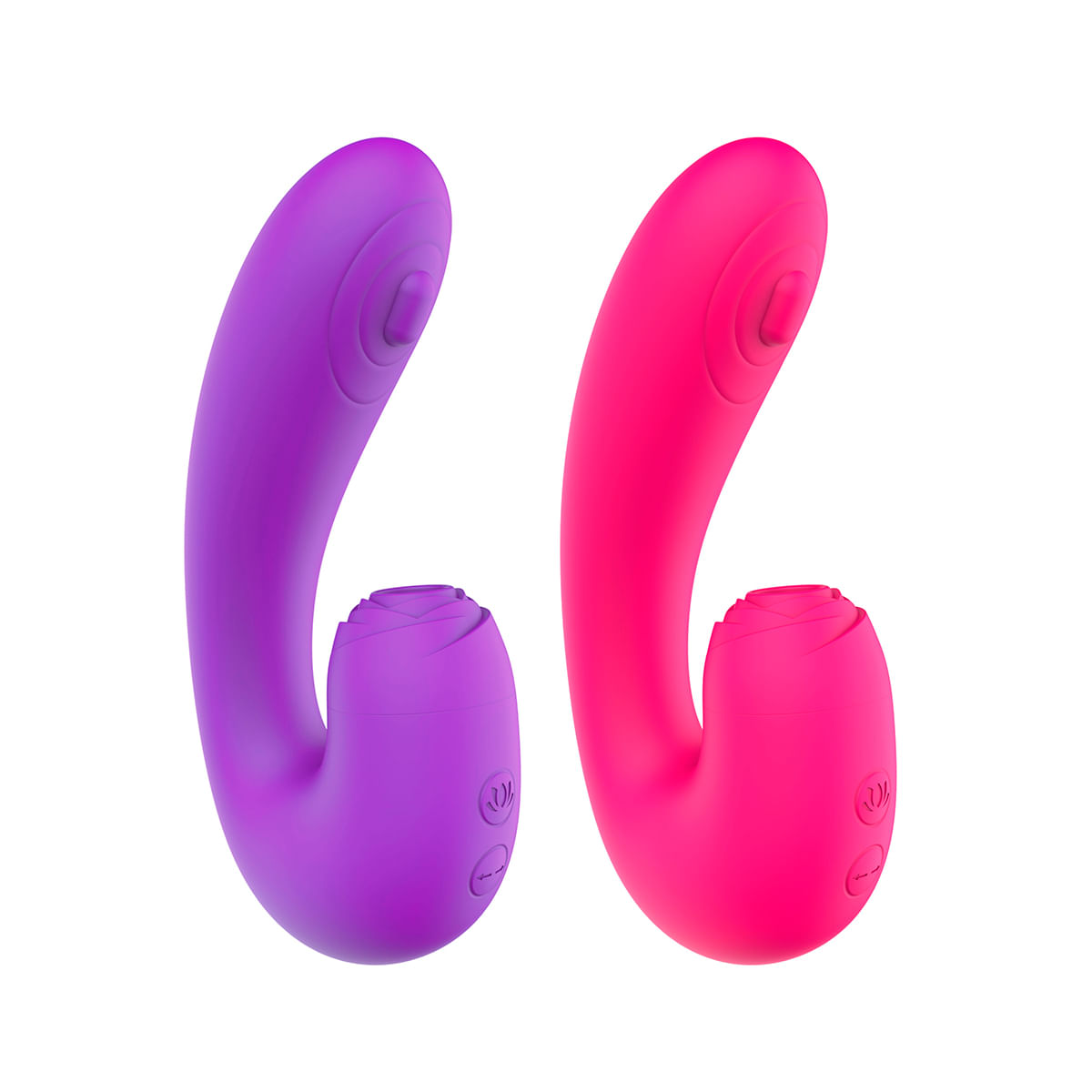 NV Toys Dika Vibrador Ponto G com 2 Motores e 6 Modos de Vibração e Pulsação Vip Mix