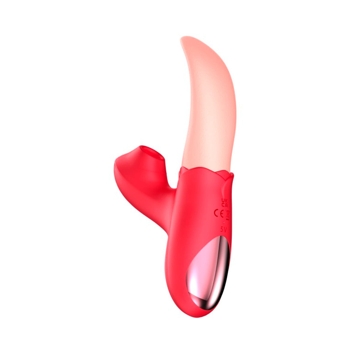 Tongue Vibrador Formato de Língua e Estimulador de Clitoris 10 Modos de Pulsação e Vibração Vip Mix