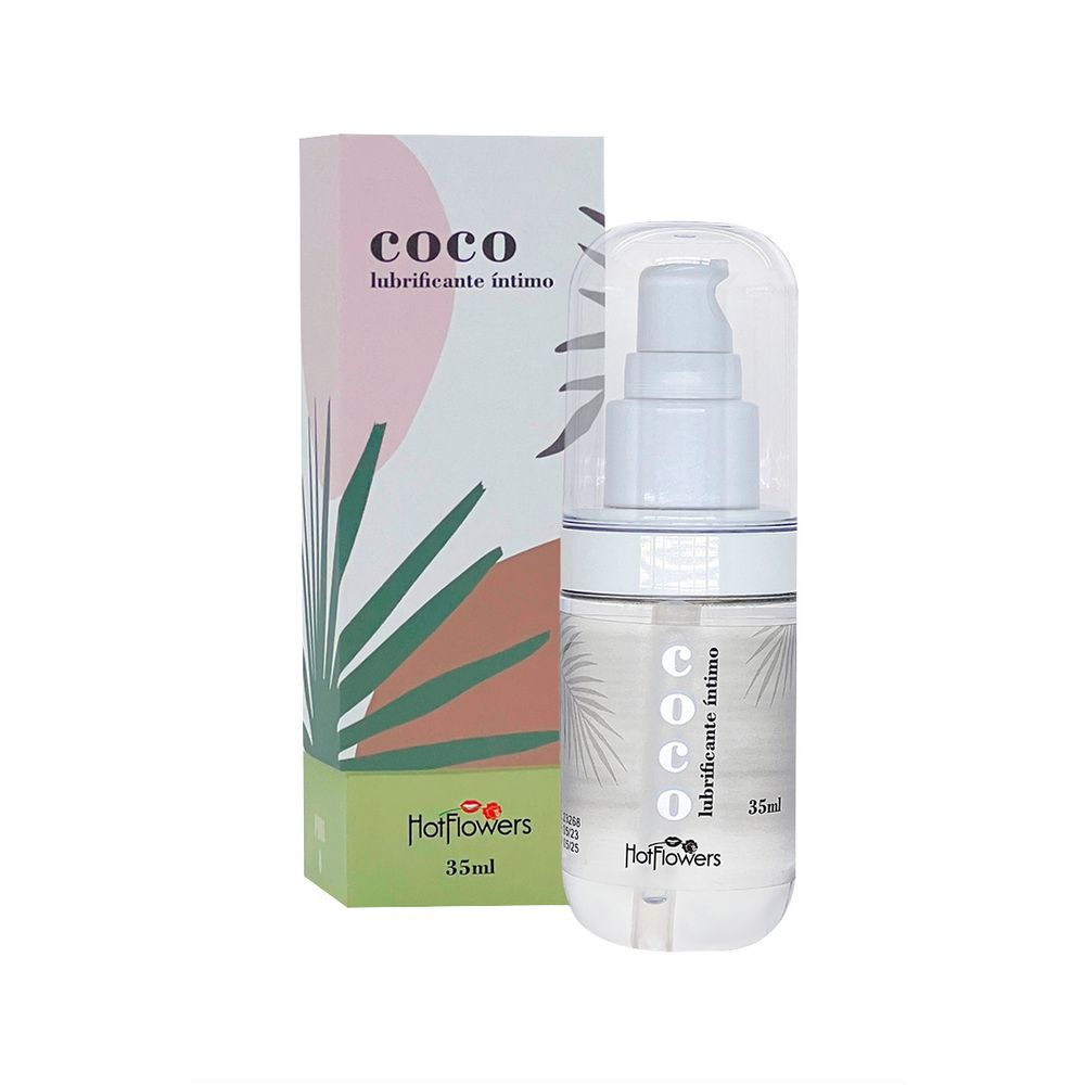 Lubrificante Íntimo com Óleo de Coco 35ml Hot Flowers - Miess