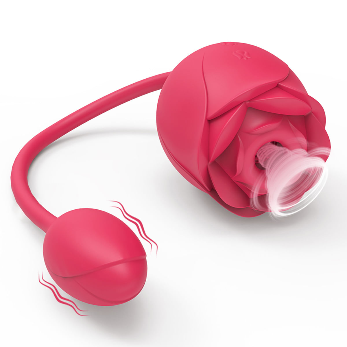 S-Hande Immortal Flower Vibrador em Formato de Rosa com 9 Funções de Vibração e Pulsação Sexy Import