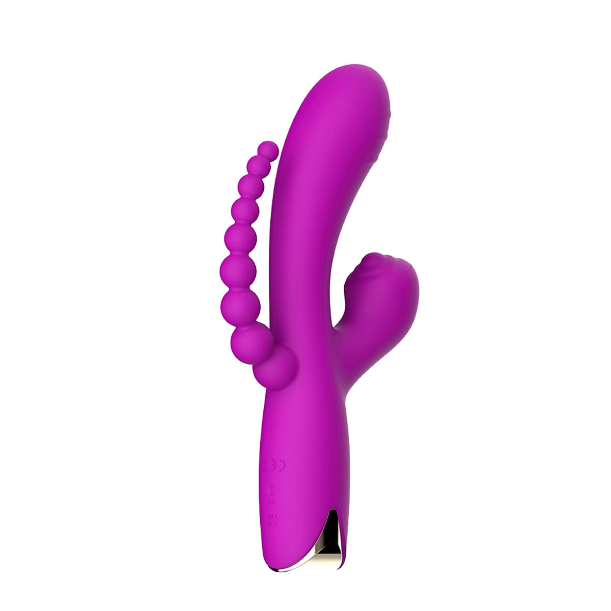 Snappy Bunny Vibrador, Estimulador de Clitoris e Plug Anal com 10 Modos de Vibração Vip Mix