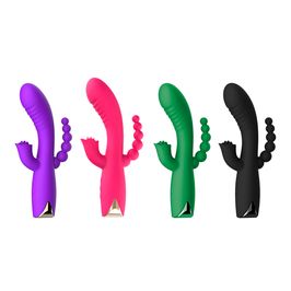 Rabid Bunny Vibrador Ponto G Estimulador de Clitoris e Plug Anal com 10 Modos de estimulação Vip Mix