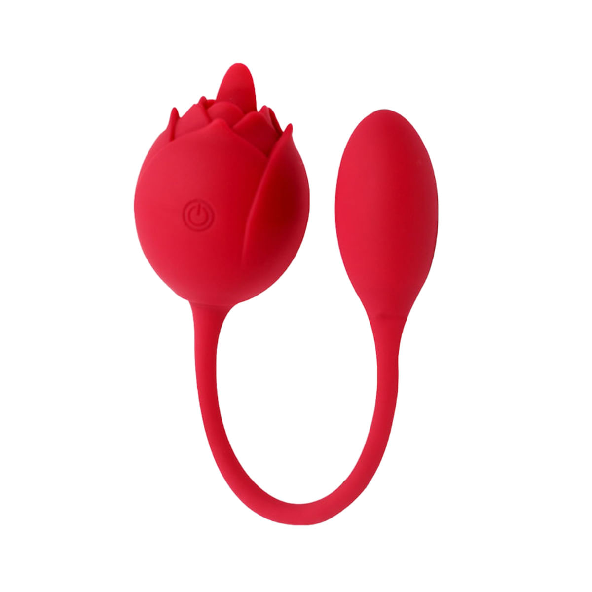 Vibrador Duplo em Formato de Flor com Língua e Penetrador com 6 Modos de Vibração 3R Import Vibrador Duplo em Formato de Flor com Língua e Penetrador com 6 Modos de Vibração 3R Import