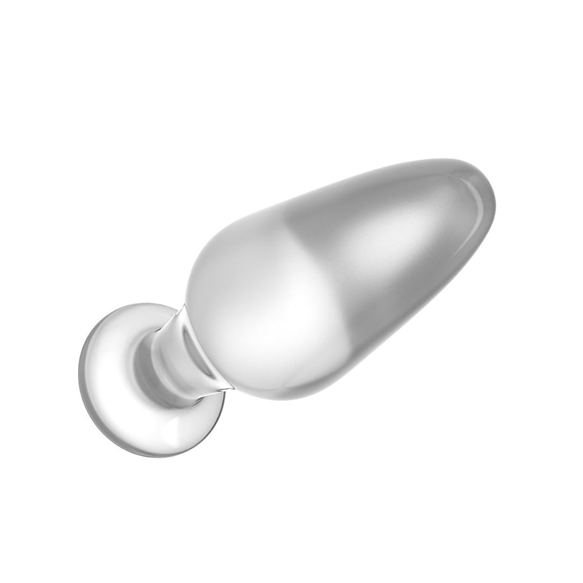 Lovetoy Glass Romance Plug Anal em Vidro em Formato Cônico Sexy Import