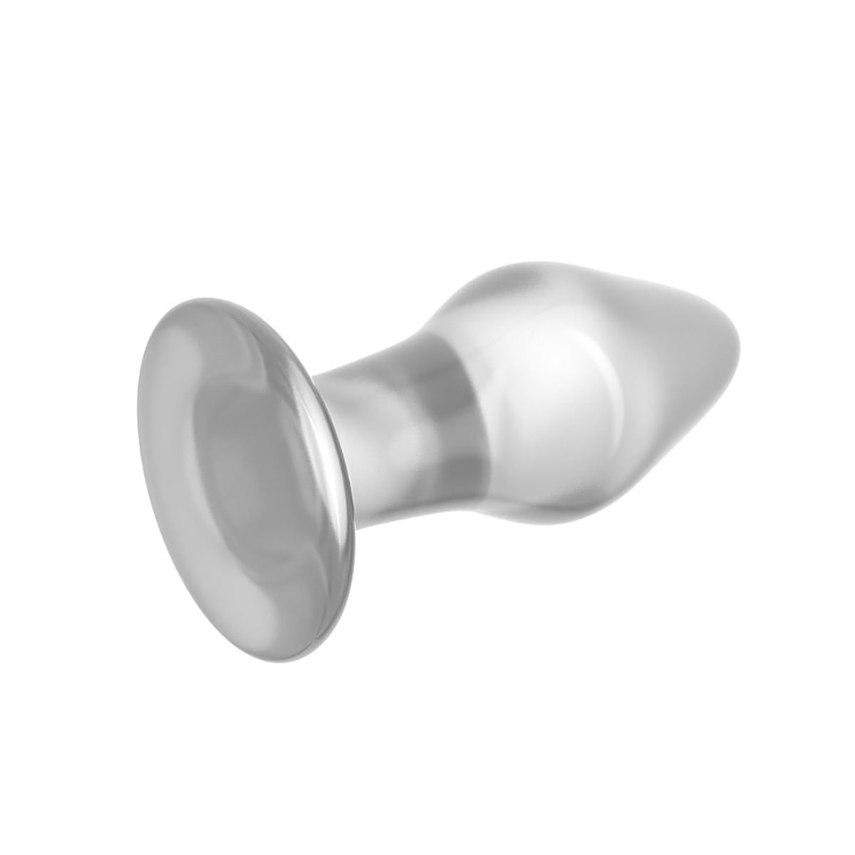 Lovetoy Glass Romance Plug Anal em Vidro em Formato Cônico Sexy Import