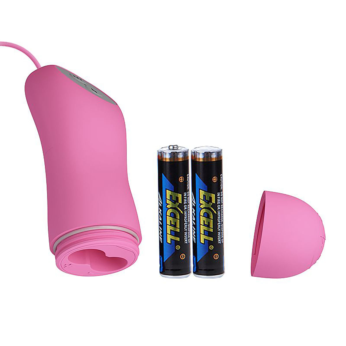 Easter Bunny Bullet com Prendedor de Mamilo com 7 Modos de Vibração e 3 Modos de Choque Sexy Import