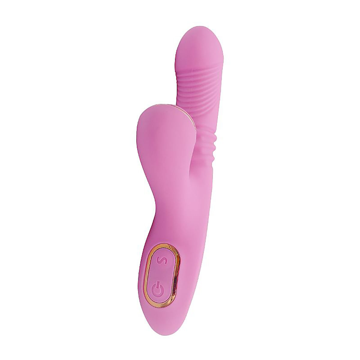 Plof Vibrador Ponto G com Estimulador de Clitóris com 7 Modos de Pulsação e Vai e Vem Sexy Import