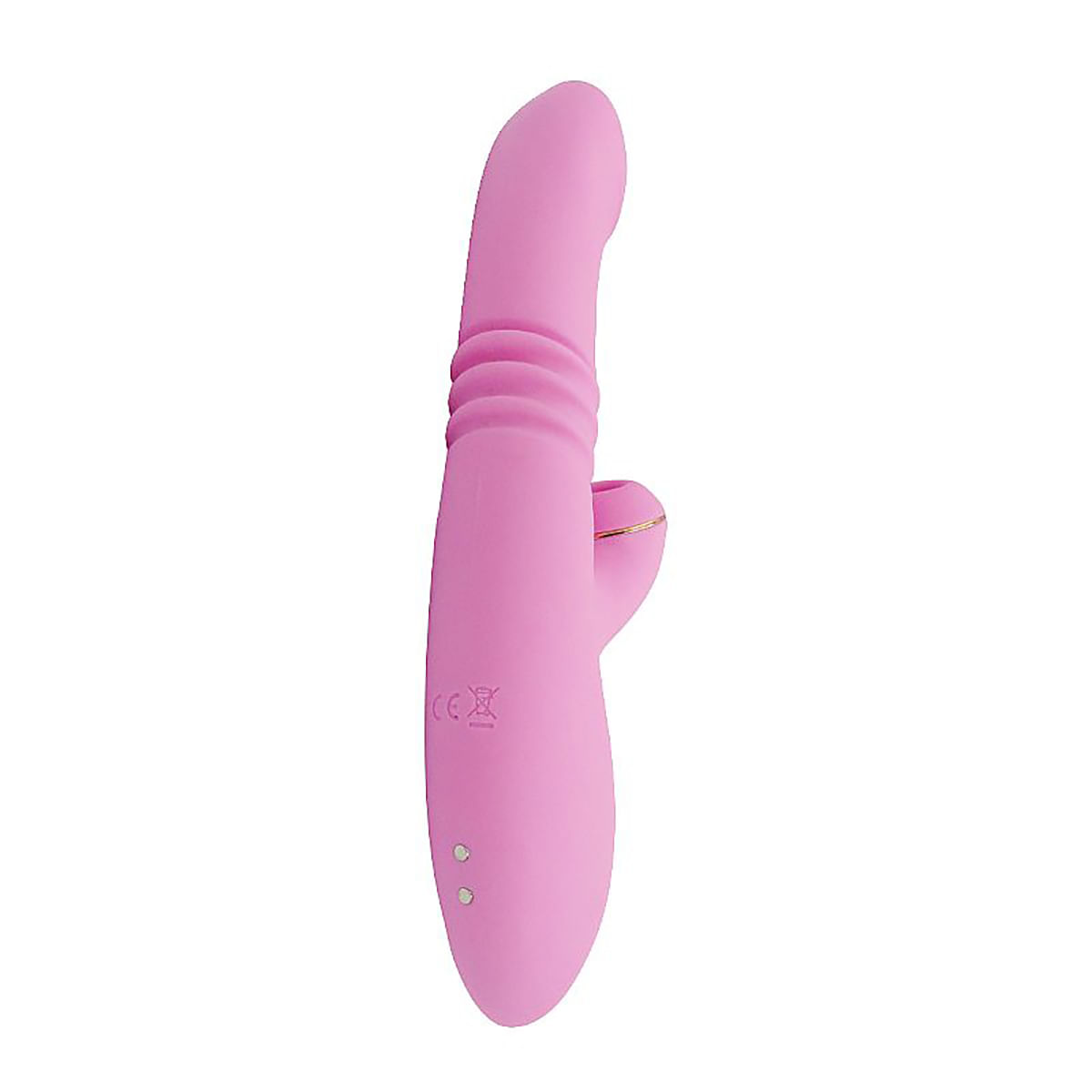 Plof Vibrador Ponto G com Estimulador de Clitóris com 7 Modos de Pulsação e Vai e Vem Sexy Import