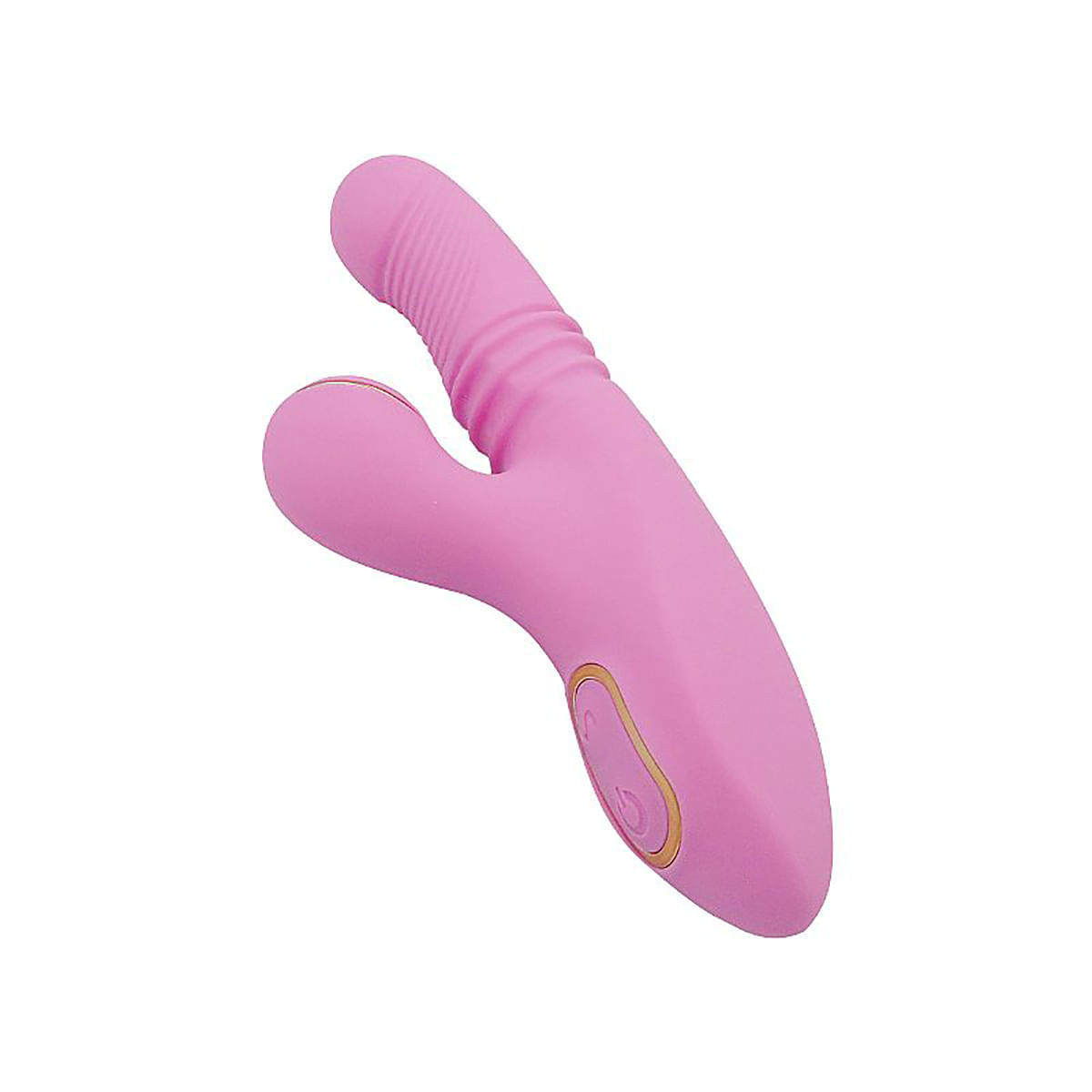 Plof Vibrador Ponto G com Estimulador de Clitóris com 7 Modos de Pulsação e Vai e Vem Sexy Import