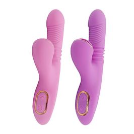 Plof Vibrador Ponto G com Estimulador de Clitóris com 7 Modos de Pulsação e Vai e Vem Sexy Import