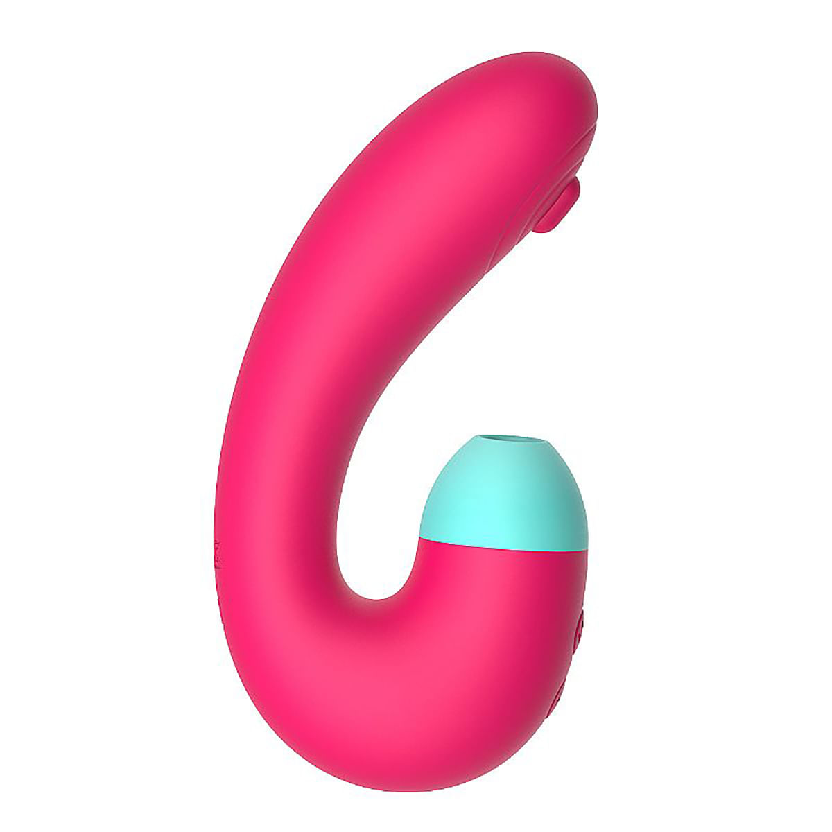 Dika-B Vibrador Ponto G com Estimulador de Clitoris com 10 Modos de Dedilhar e Pulsação Sexy Import