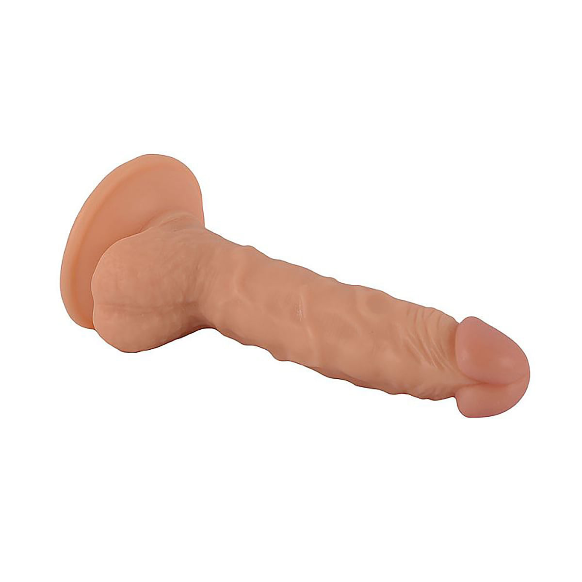 Mr. Rude 3 Prótese Realística com Escroto e Ventosa 20 x 4 cm Sexy Import