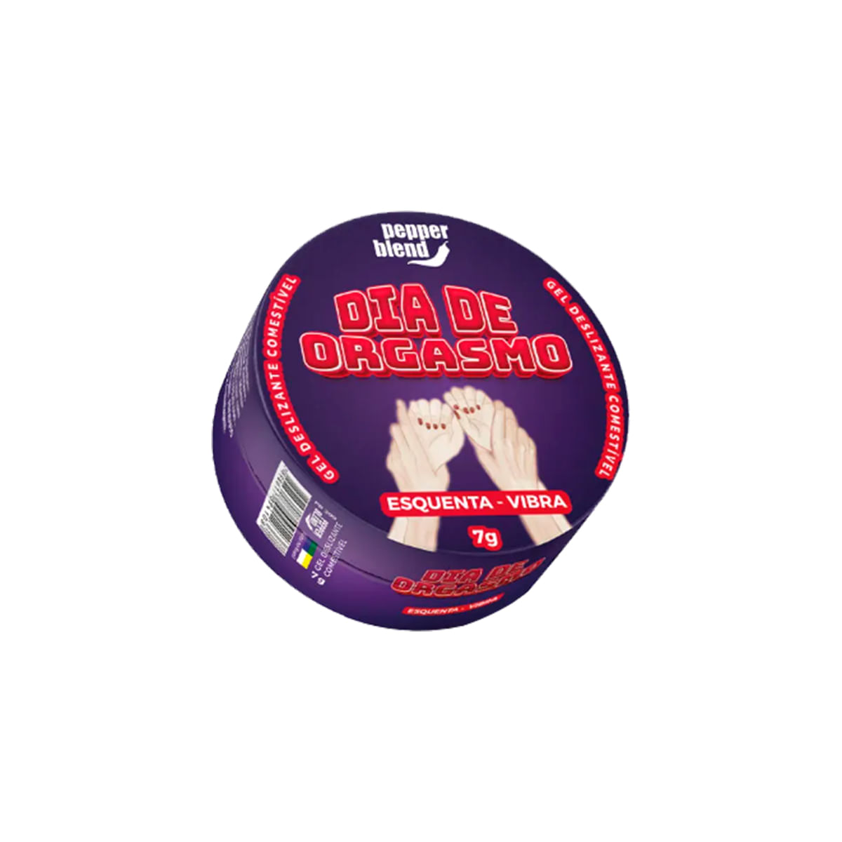 Dia de Orgasmo Gel Deslizante Comestível Esquenta e Vibra 7g Pepper Blend Dia de Orgasmo Gel Deslizante Comestível Esquenta e Vibra 7g Pepper Blend