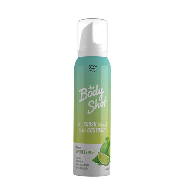 The Body Shot Espuma Crocante para Massagem Sensual Beijável 166ml Sexy Hot