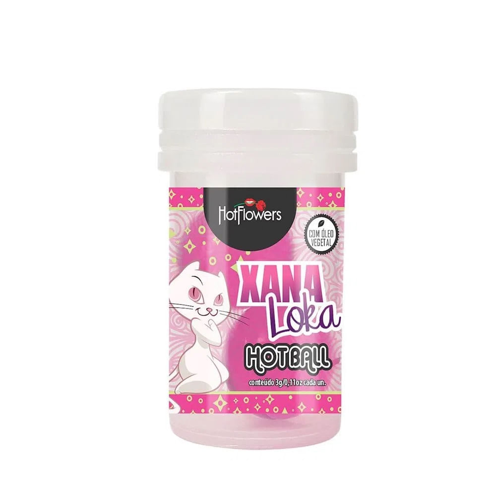 Hot Ball Xana Loka Esquenta Esfria e Vibra Hot Flowers Hot Ball Xana Loka Esquenta Esfria e Vibra Hot Flowers