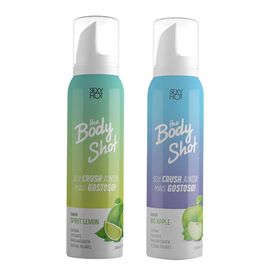 The Body Shot Espuma Crocante para Massagem Sensual Beijável 166ml Sexy Hot