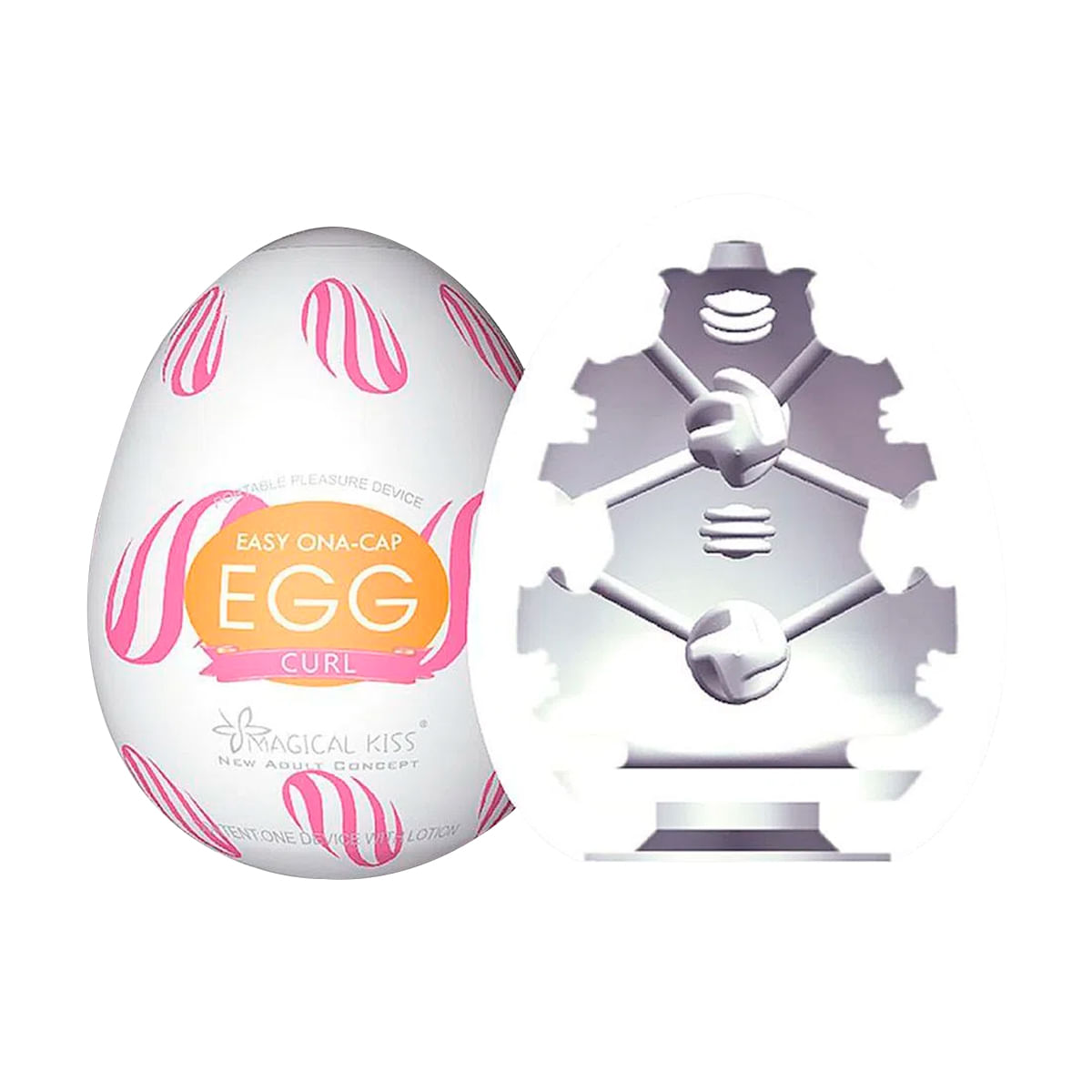 Magical Kiss Easy Ona-Cap Egg Masturbador Masculino Texturizado Sexy Import