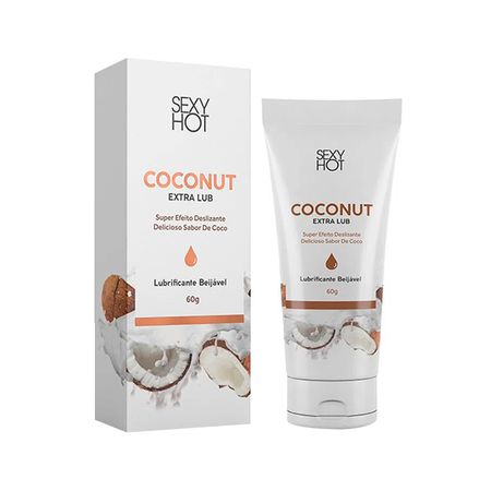 Coconut Lubrificante Extra Deslizante 60g Sexy Hot