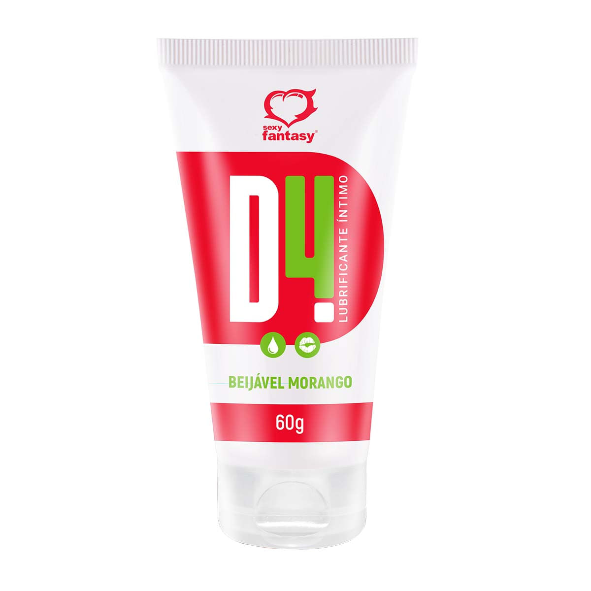 Brinde D4 Lubrificante Íntimo Beijável 60G Sexy Fantasy
