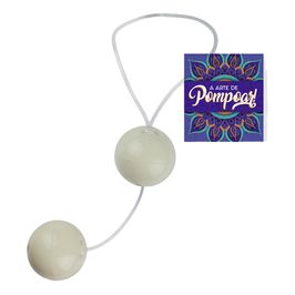 Bolinhas de Pompoar com 2 Esferas Pau Brasil