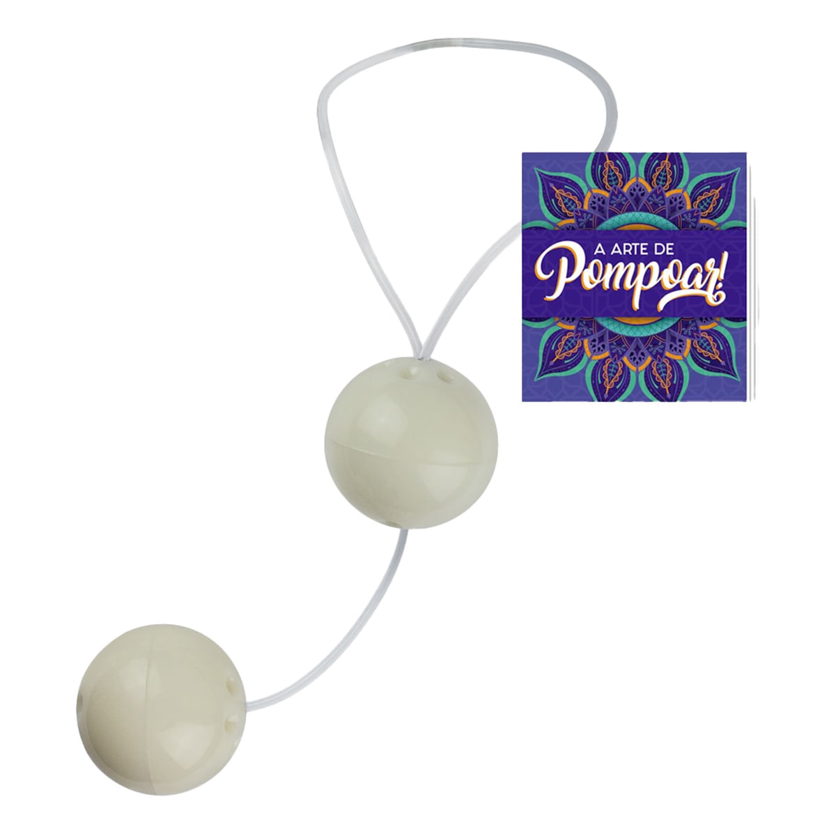 Bolinhas de Pompoar com 2 Esferas Pau Brasil Bolinhas de Pompoar com 2 Esferas Pau Brasil