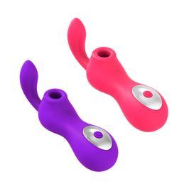 Vibrador Ponto G com Estimulador de Clitóris e 12 Modos de Vibração Vip Mix