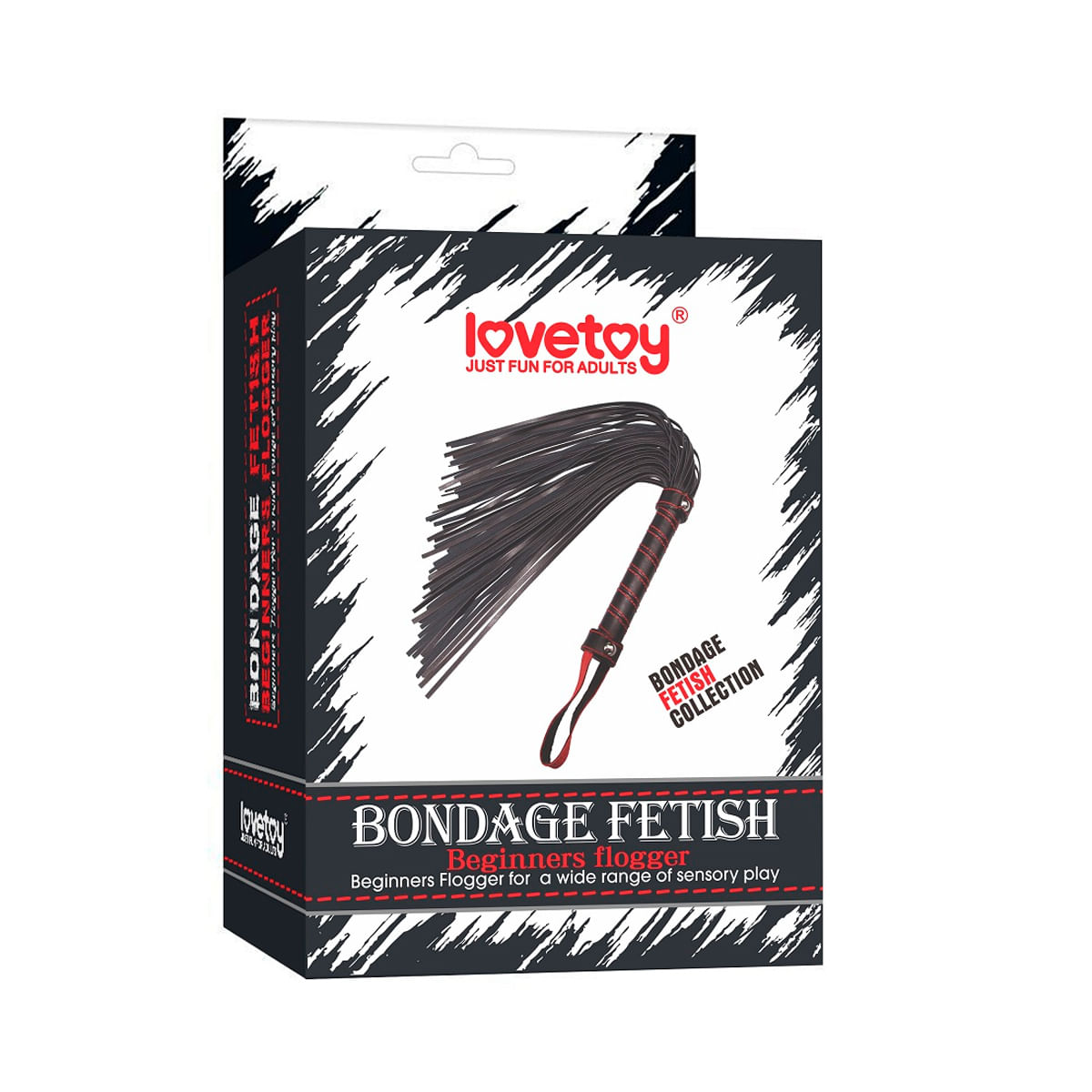 Lovetoy Bondage Fetish Beginners Flogger Chicote Luxo Vip Mix