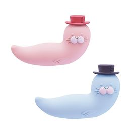 Franky Vibrador de Clitóris Formato de Leão Marinho com 10 Modos de Vibração e 5 Pulsação Sexy Impor