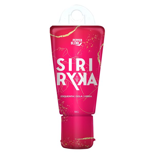 Siri Ryka Gel Comestível Esquenta, Gela e Vibra 18g Pepper Blend