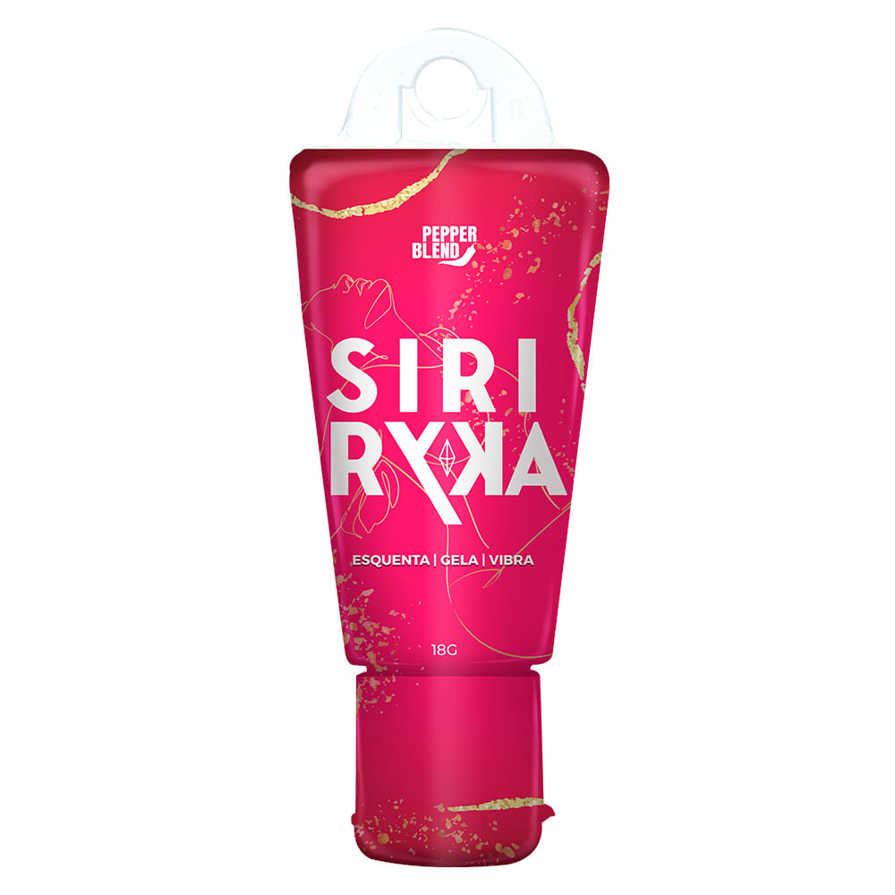 Siri Ryka Gel Comestível Esquenta, Gela e Vibra 18g Pepper Blend Siri Ryka Gel Comestível Esquenta, Gela e Vibra 18g Pepper Blend