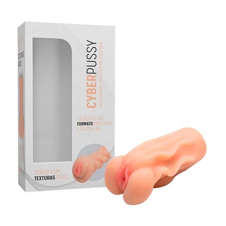 Cyber Pussy Lolita Masturbador Masculino em Formato de Vagina Adão e Eva
