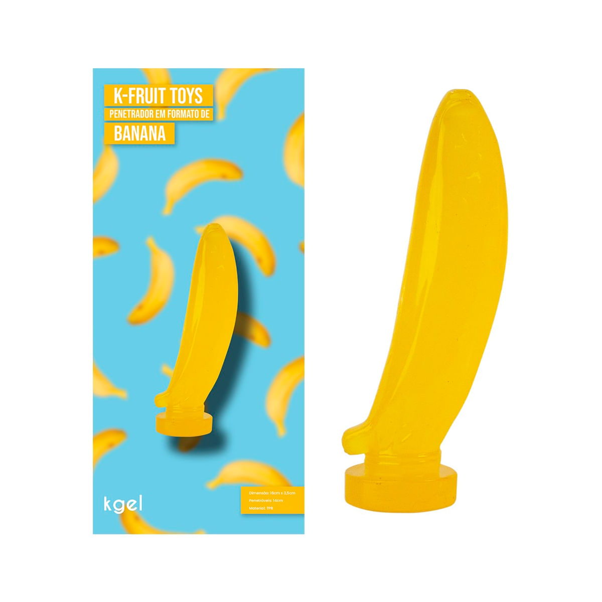 Penetrador em Formato de Banana 16x3,5cm K Import & Export