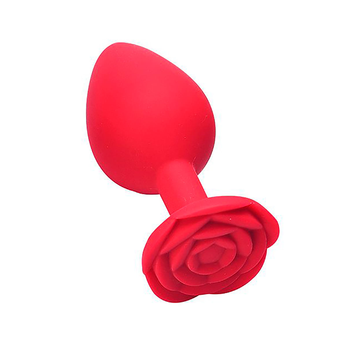 Plug Anal em Silicone Formato de Rosa G 10 x 4 cm Sexy Import
