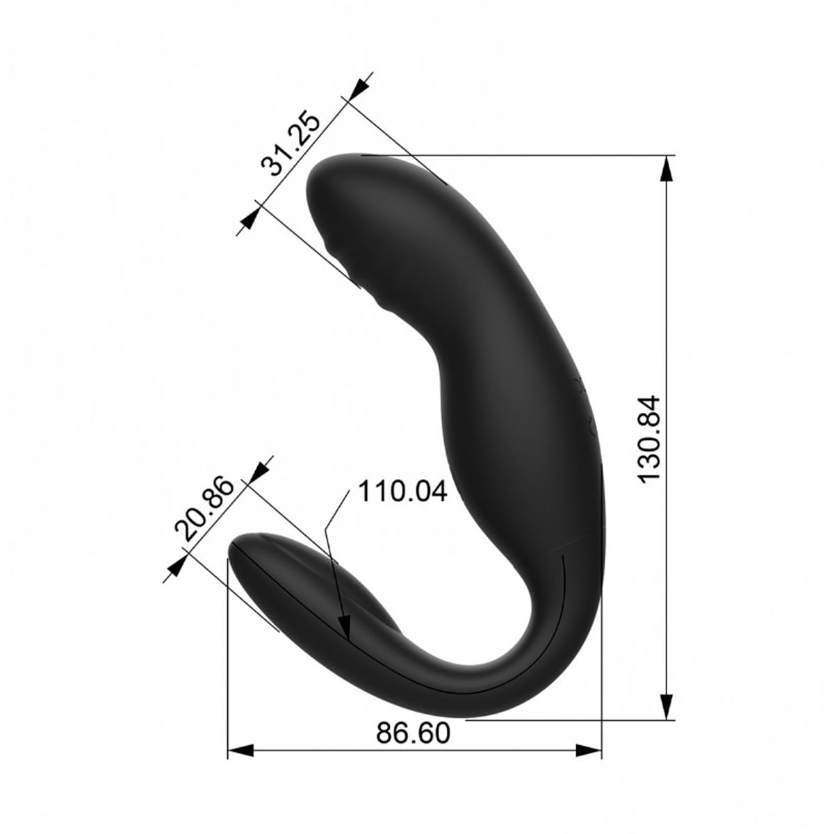 Imoon Hippocampus Vibrador de Casal com 10 Modos de Vibrações Vip Mix