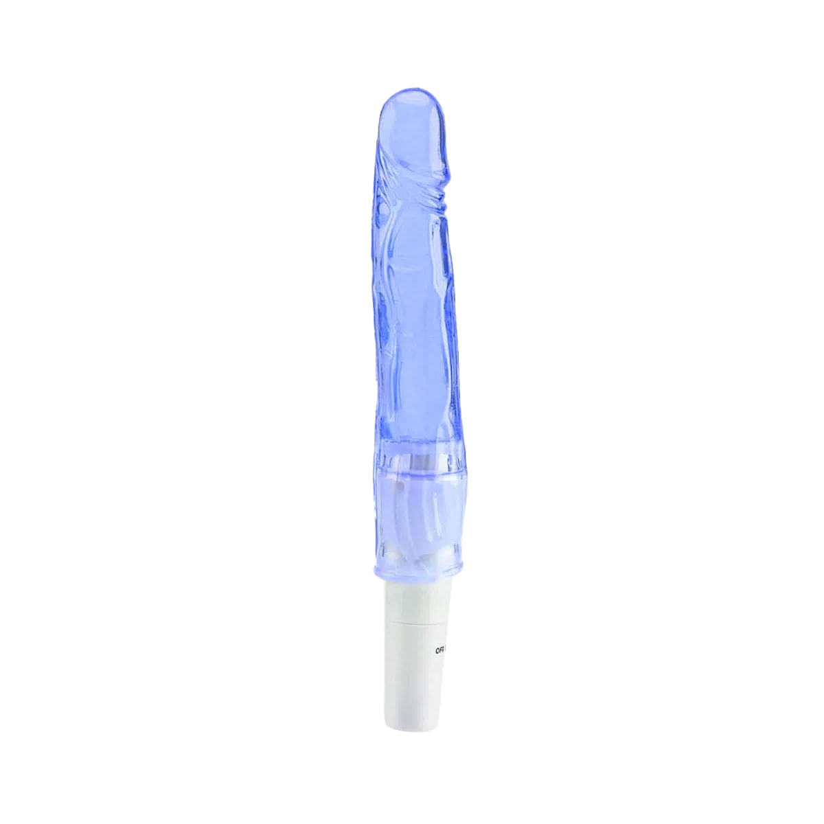 Pênis Estimulador em Jelly com Vibração Única 21,5cm Sexy Import