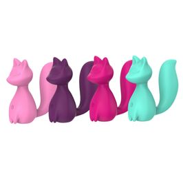 Mini Vibrador em Formato de Raposa com 10 Modos de Vibração Me Ame Sex Toys